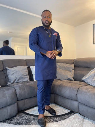 HxKing Striped Kaftan