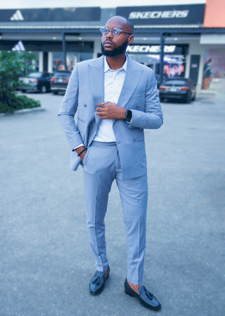 HxKing 2-Piece Suit (Light Grey)