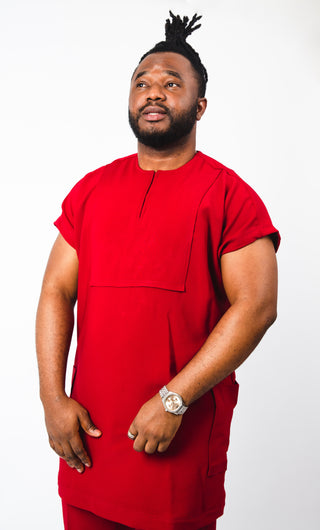 Urban Dashiki in Red
