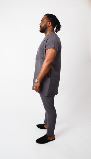 Urban Dashiki in Grey