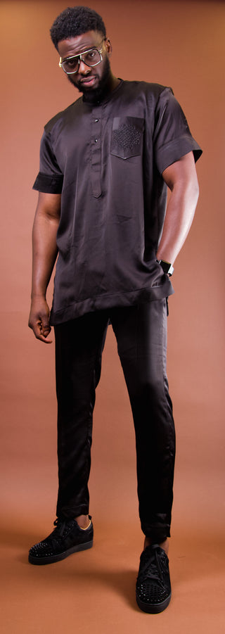 Short Sleeve Midnight Kaftan